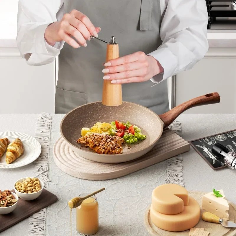 GraniteFusion Non-Stick Skillet - Durable Aluminum Fry Pan with Granite Coating 1