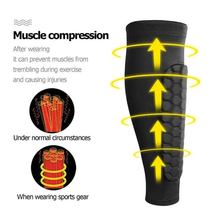 Guardix – Soccer Shin Guards with Honeycomb Structure for Ultimate Protection and Comfort