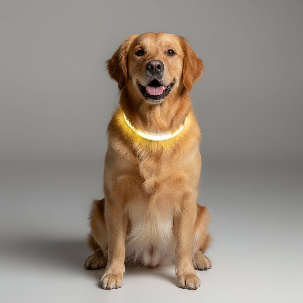 BARKBRIGHT – Rechargeable LED Leash with Comfortable Ergonomic Handle