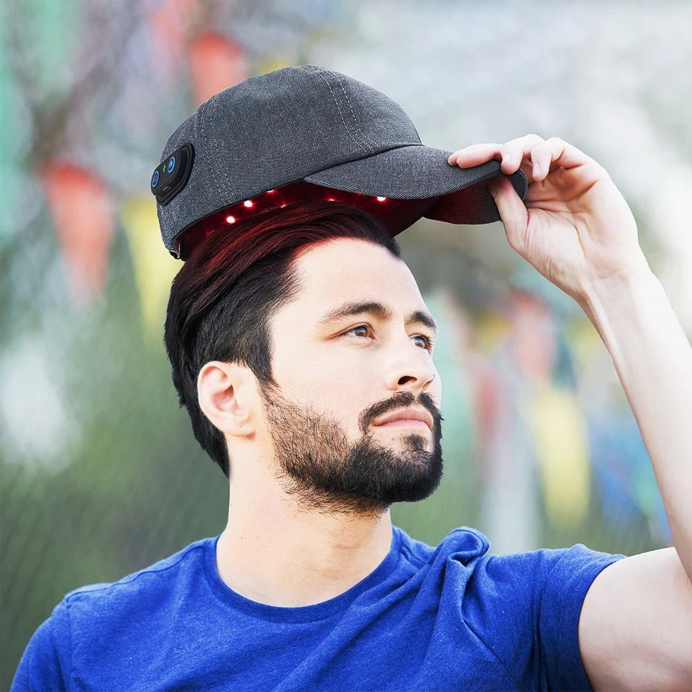 HAIRNOVA SCALPCALM – Infrared LED Hair Growth Cap with Red Light Therapy 4