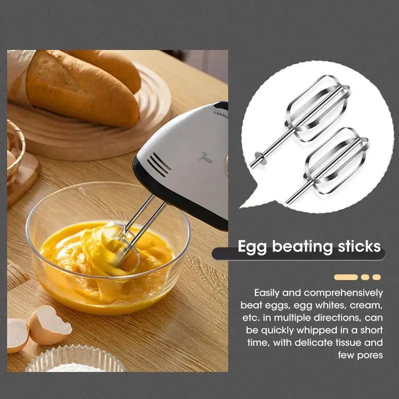 Hand Mixer - 7-Speed Electric Mixer with Dough Hooks for Baking and Whipping 2