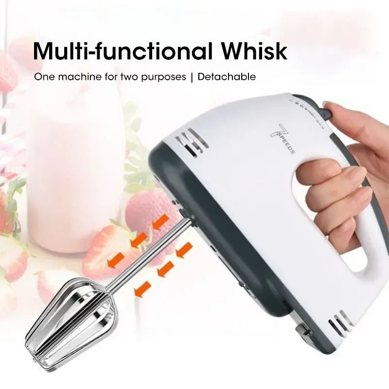 Hand Mixer - 7-Speed Electric Mixer with Dough Hooks for Baking and Whipping 3