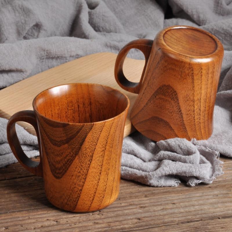 Handcrafted Wooden Mug - Unique Natural Wood Coffee & Beer Cup 2