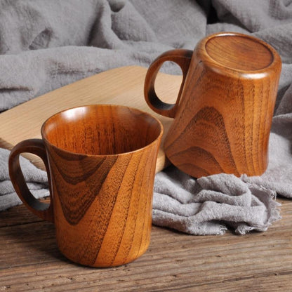 Handcrafted Wooden Mug - Unique Natural Wood Coffee & Beer Cup 2