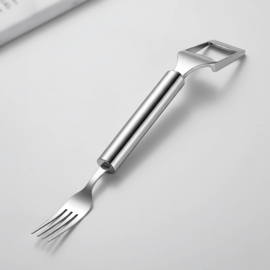 HandyFruit Pro – Dual Blade & Fork for Effortless Fruit Preparation 0