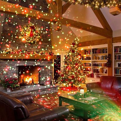 STARGLEAM – Red & Green Laser Projector for Festive Outdoor Illumination