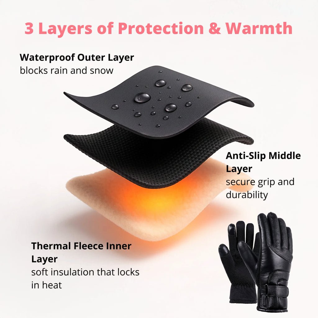 Heated Gloves for Women - USB Rechargeable, Touchscreen, Waterproof Design 5