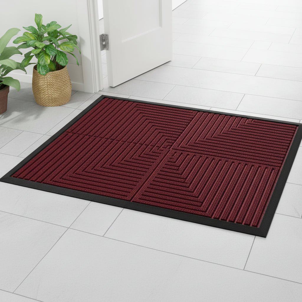 Heavy Duty Anti-Slip Doormat - Durable Dirt-Resistant Entrance Mat for High-Traffic Areas 0