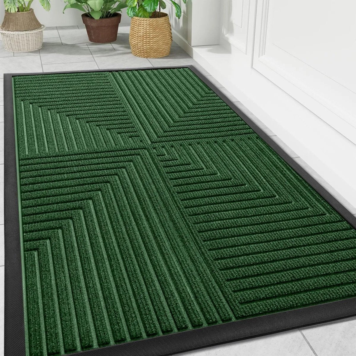 Heavy Duty Anti-Slip Doormat - Durable Dirt-Resistant Entrance Mat for High-Traffic Areas 3