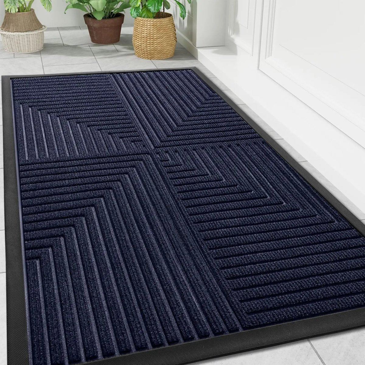 Heavy Duty Anti-Slip Doormat - Durable Dirt-Resistant Entrance Mat for High-Traffic Areas 8