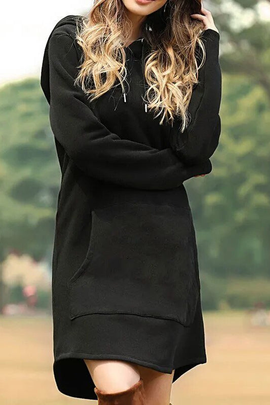 Heidi-Mode - Cozy Velvety-Soft Hoodie Dress for Women - Trendy Casual Wear 5