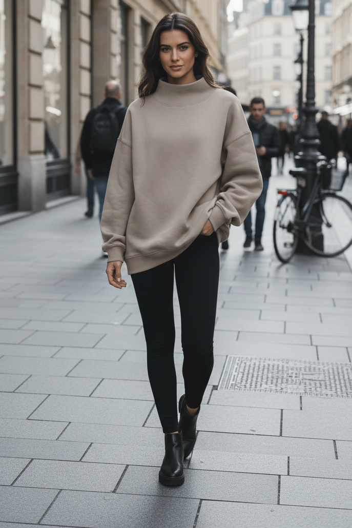 Heidi Fashion - Loose-Fitting Women's Sweatshirt for Comfortable Style 0