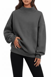 Heidi Fashion - Loose-Fitting Women's Sweatshirt for Comfortable Style 2