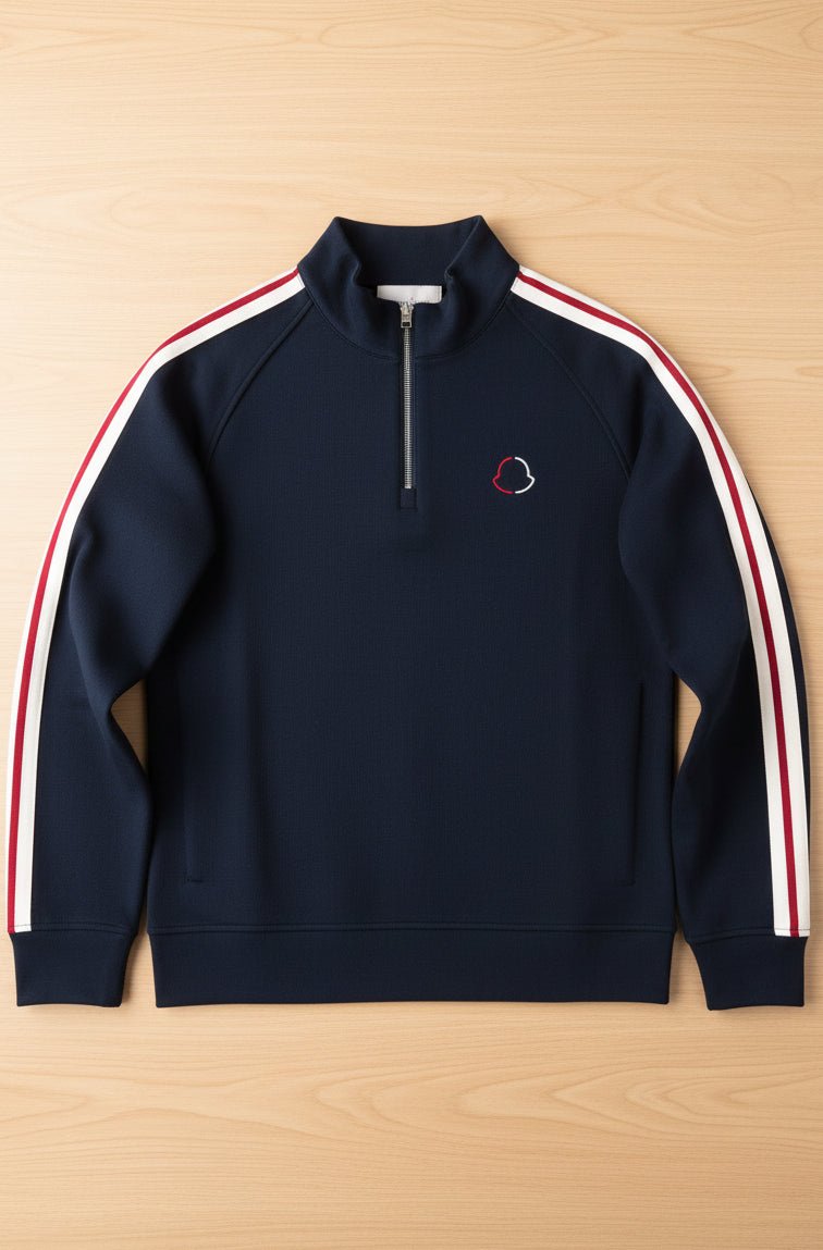 Heidi Mode - Contemporary Quarter Zip Tracksuit in Ultra-Soft Lycra for Active Elegance 1