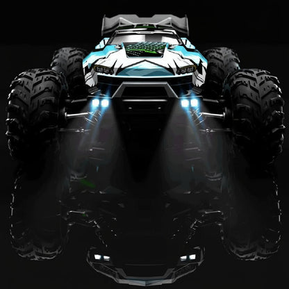 High-Speed 1:16 4WD RC Car - Off-Road Remote Control Monster Truck with LED Lights, 70KM/H 1