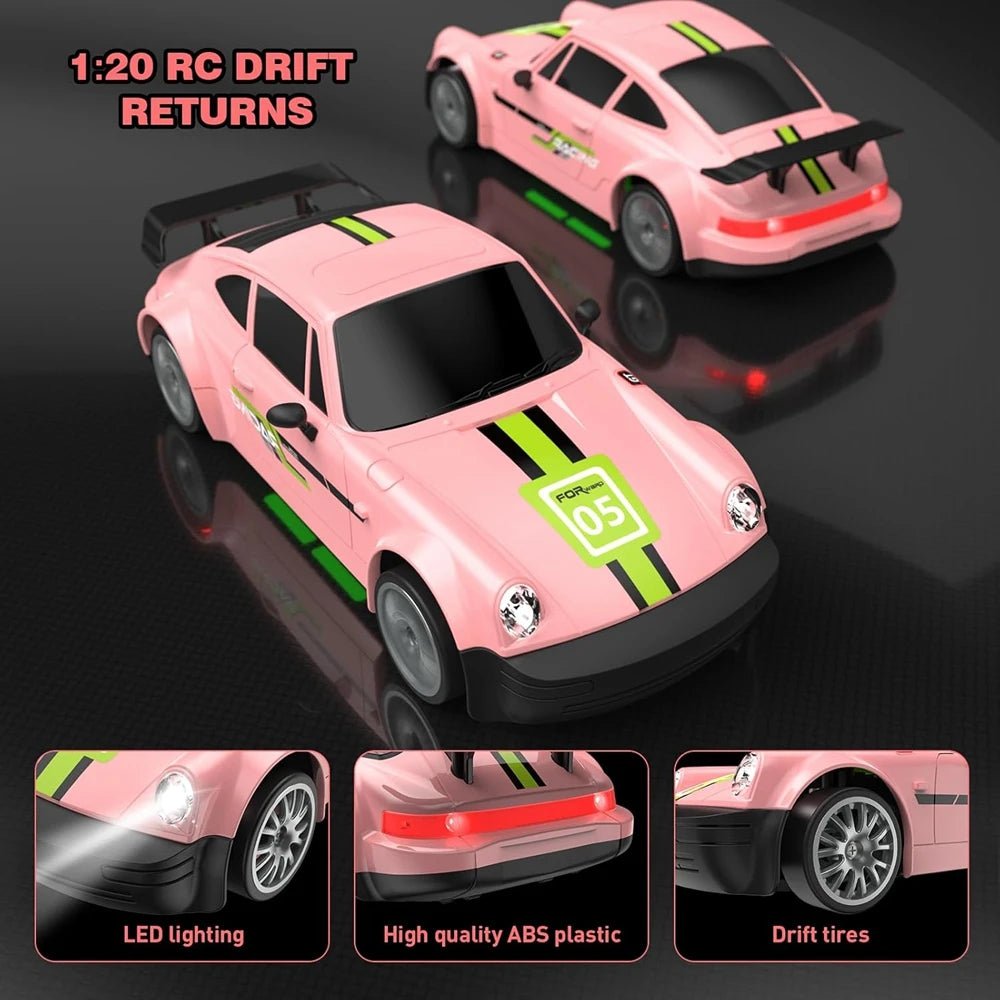 High-Speed 4WD RC Drift Car - 1:20 Scale Remote Control Vehicle with LED Lights 2