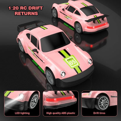 High-Speed 4WD RC Drift Car - 1:20 Scale Remote Control Vehicle with LED Lights 2