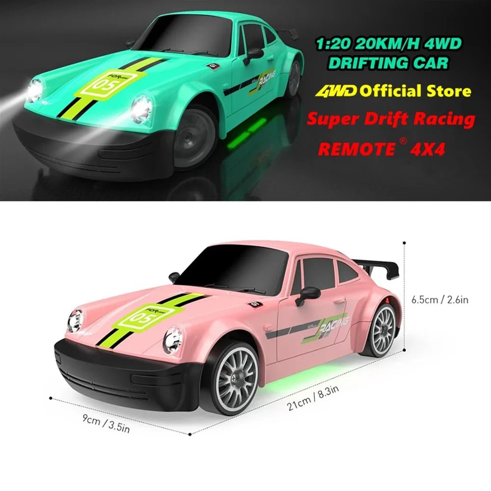 High-Speed 4WD RC Drift Car - 1:20 Scale Remote Control Vehicle with LED Lights 5