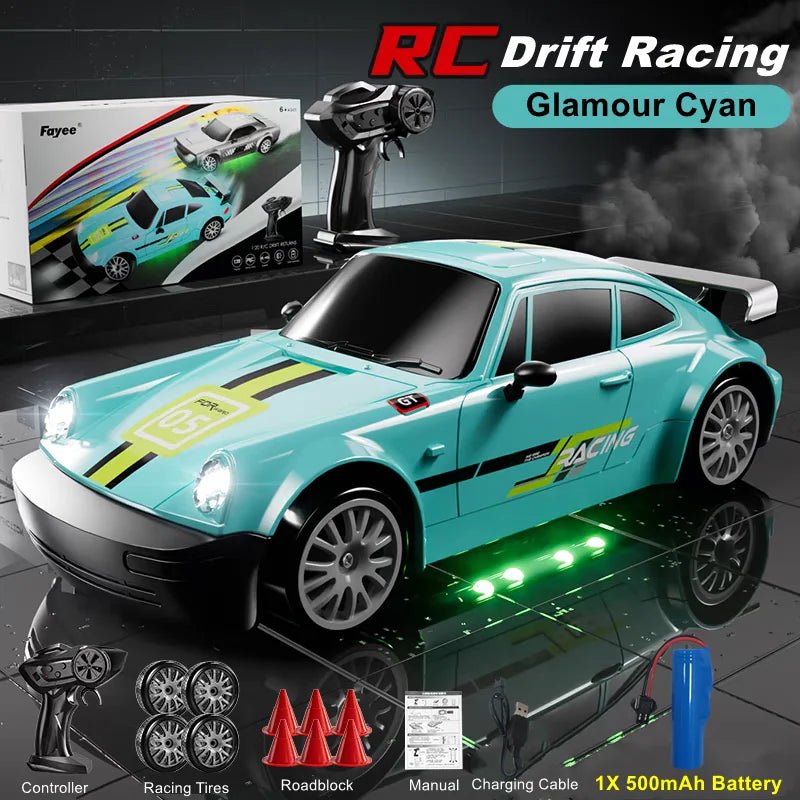 High-Speed 4WD RC Drift Car - 1:20 Scale Remote Control Vehicle with LED Lights 7