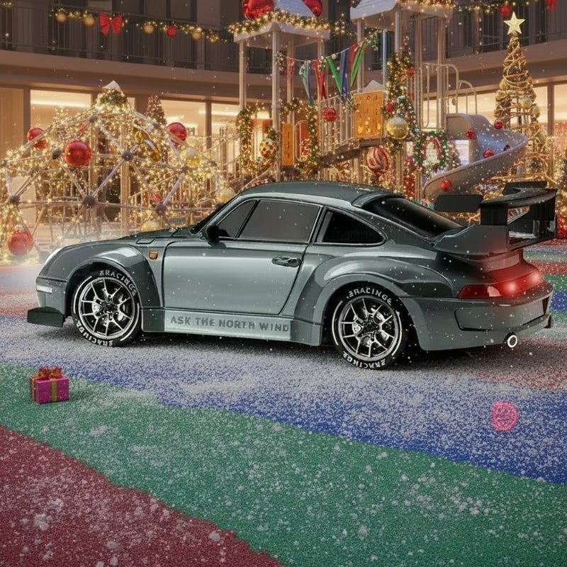 DRIFTRAX – 1:24 High-Speed 4WD RC Drift Car with LED Lights & Dual Tires