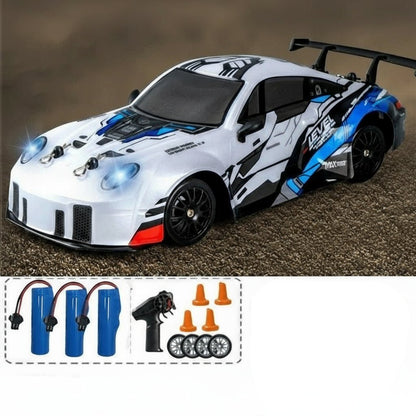 High-Speed 4WD RC Drift Car with LED Lights & Dual Tires for Kids 20