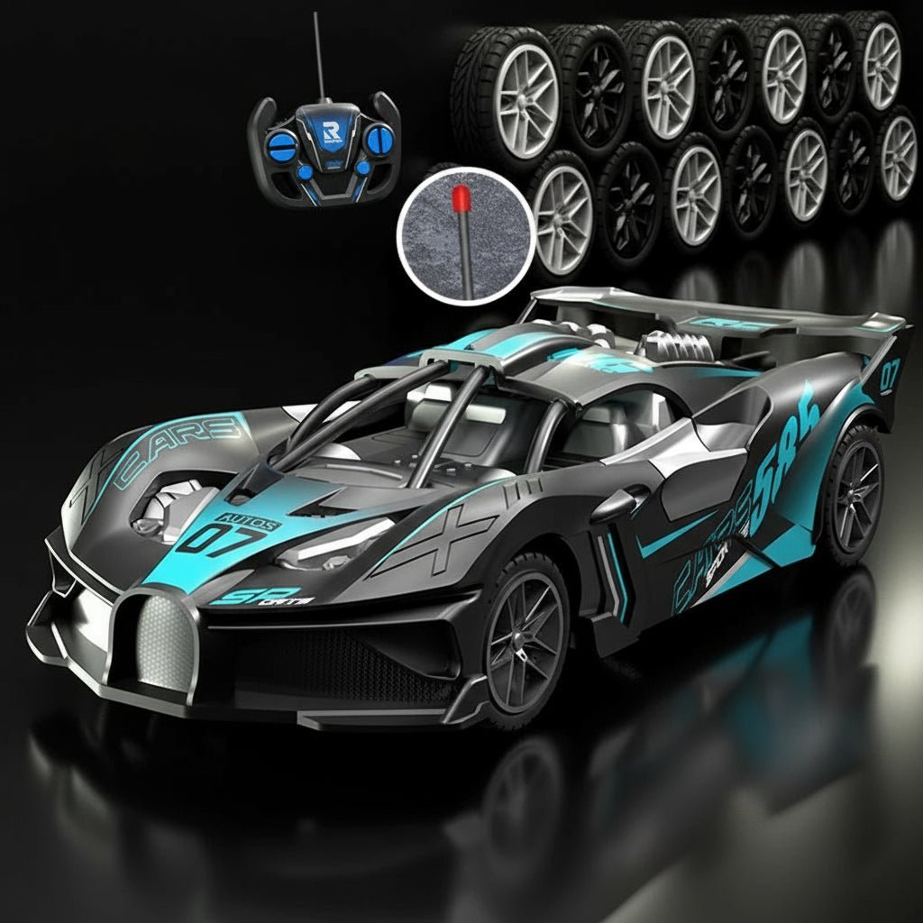 High-Speed RC Drift Car - 1:18 Scale Electric Remote Control Car for Kids 4