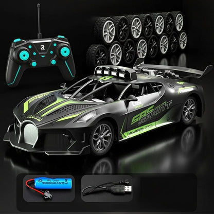 High-Speed RC Drift Car - 1:18 Scale Electric Remote Control Car for Kids 8