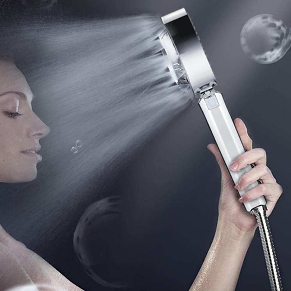 High Pressure Double-Sided Soap Dispensing Shower Head for Ultimate Clean 6