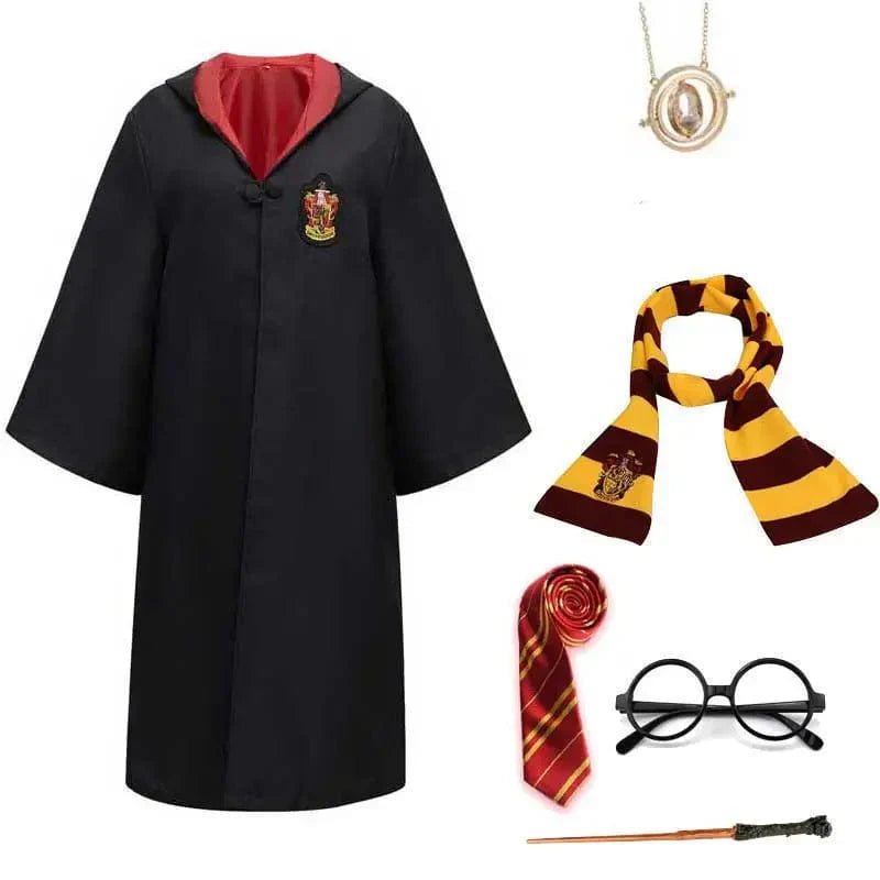 HogwartsMagic Harry Potter Costume | Complete Wizard Set with Wand & Scarf | Kids & Adults | Hogwarts Robe & Accessories 5