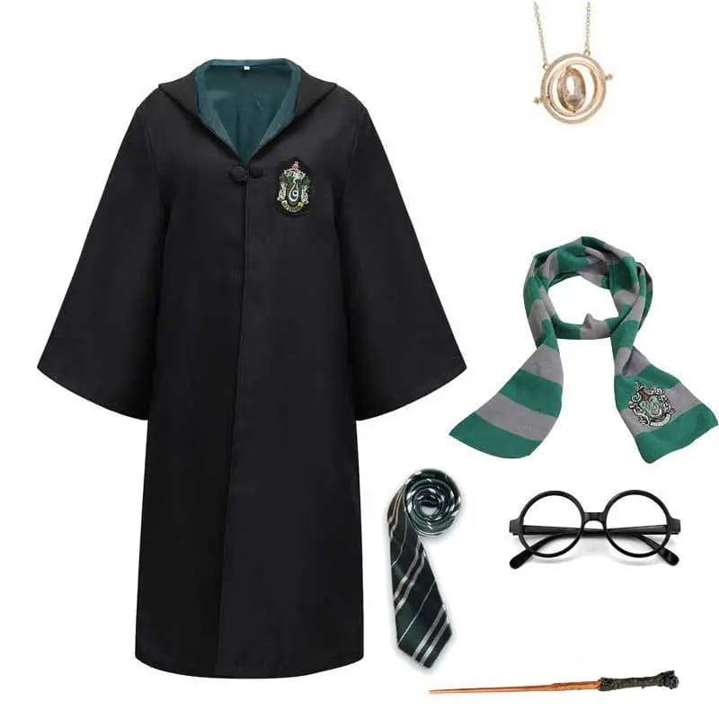 HogwartsMagic Harry Potter Costume | Complete Wizard Set with Wand & Scarf | Kids & Adults | Hogwarts Robe & Accessories 6