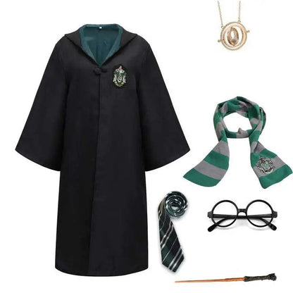HogwartsMagic Harry Potter Costume | Complete Wizard Set with Wand & Scarf | Kids & Adults | Hogwarts Robe & Accessories 6