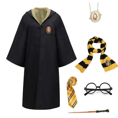 HogwartsMagic Harry Potter Costume | Complete Wizard Set with Wand & Scarf | Kids & Adults | Hogwarts Robe & Accessories 7