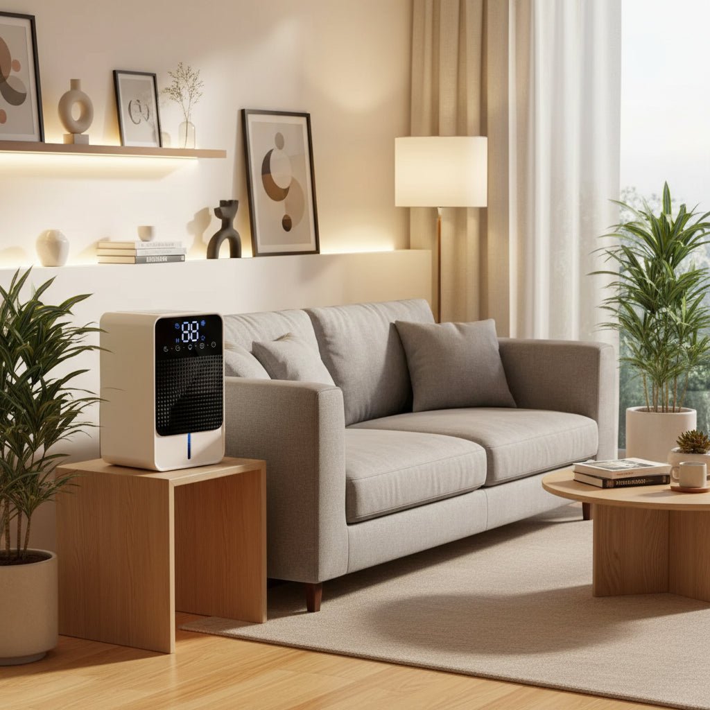 HomeComfort - 25W Dehumidifier with 1500ml Tank & LED Touch Control 2