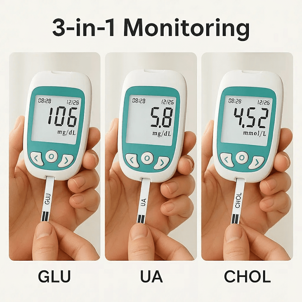 Home Cholesterol Test Kit - Multifunctional Analyzer with Quick Accurate Results 4