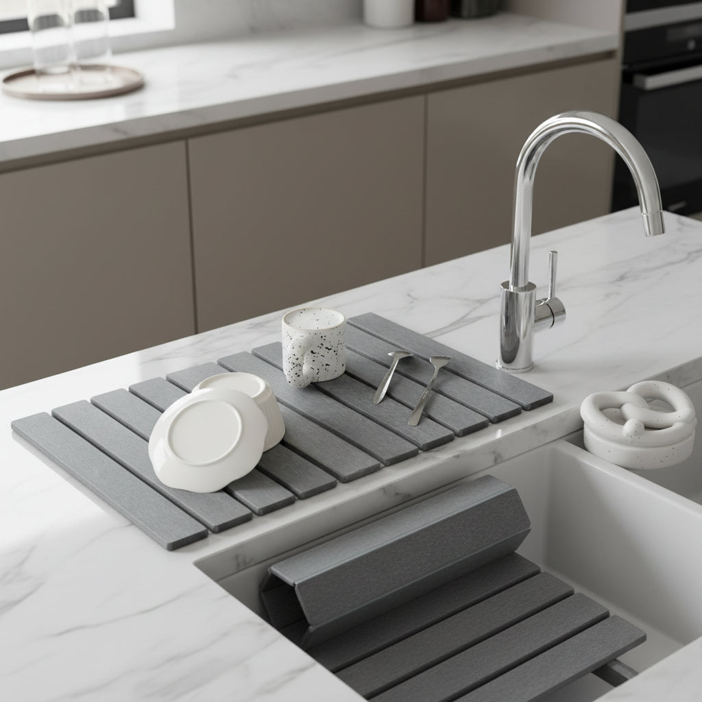 SILICADRY – Instant-Dry Diatomite Stone Mat for Clean, Hygienic Surfaces