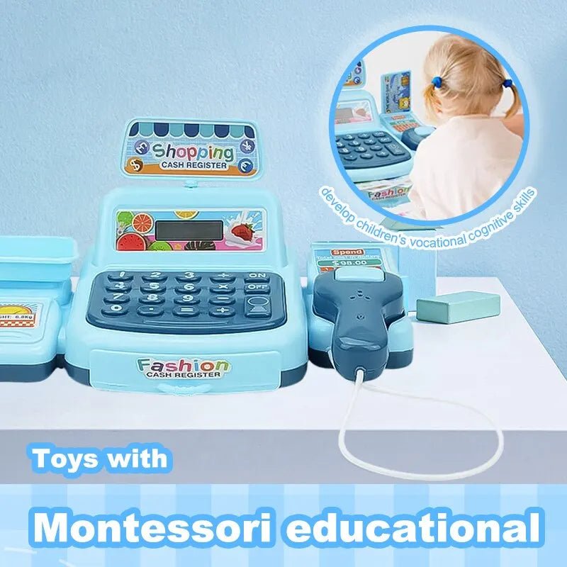 Interactive Cash Register Toy for Kids 3+ with Lights, Sounds & Educational Gameplay 2