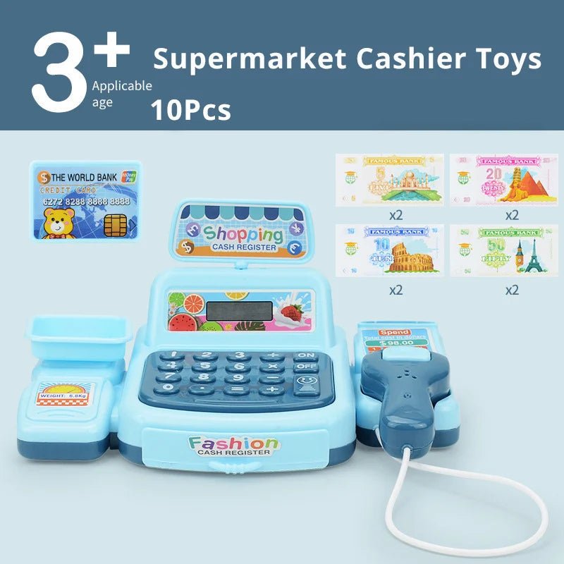 Interactive Cash Register Toy for Kids 3+ with Lights, Sounds & Educational Gameplay 4