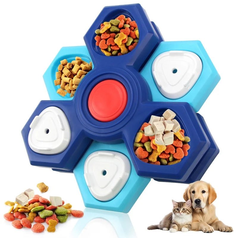 Interactive Dog Puzzle Feeding Tray - Durable Slow Feeder for Engaging Play 2