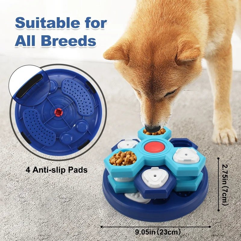 Interactive Dog Puzzle Feeding Tray - Durable Slow Feeder for Engaging Play 4