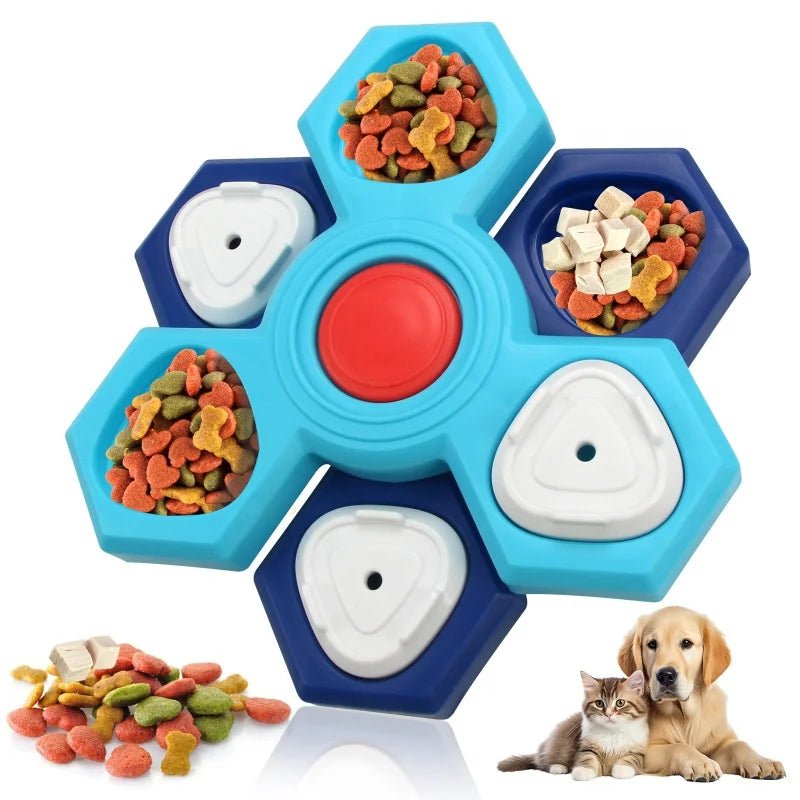 Interactive Dog Puzzle Feeding Tray - Durable Slow Feeder for Engaging Play 7