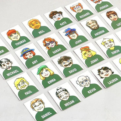 Interactive Guess Who Game - Engaging Logical Reasoning Puzzle for Kids 3