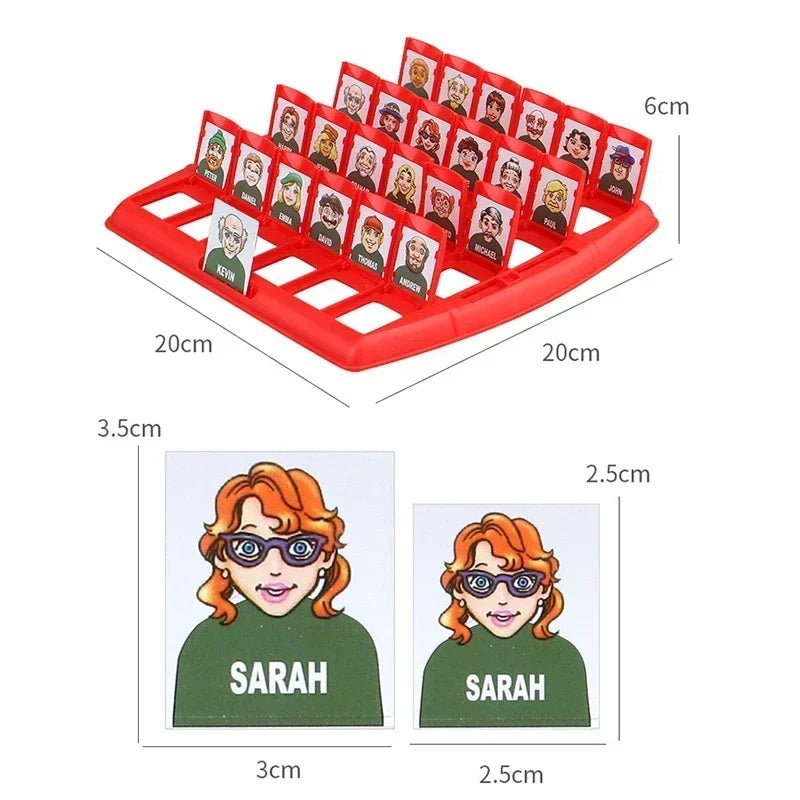 Interactive Guess Who Game - Engaging Logical Reasoning Puzzle for Kids 4