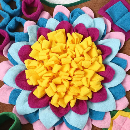 Interactive Pet Snuffle Mat - Nose Training Puzzle Toy for Dogs, Non-Toxic & Washable 5