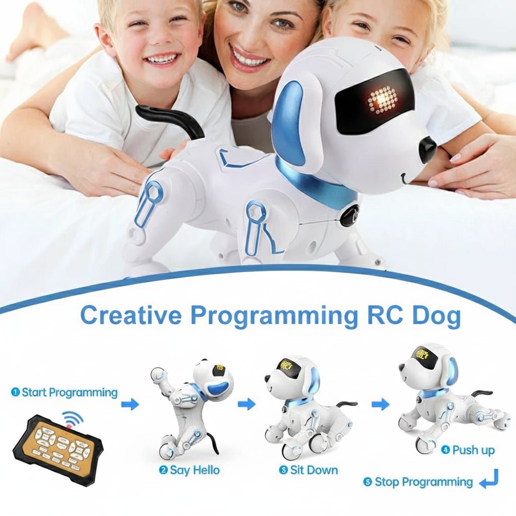 Interactive Smart Robot Dog - Programmable Electronic Puppy for Kids 3