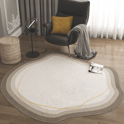 VISTALINE – Elegant Geometric Polyester Carpet for Refined Homes, Decorative Comfort Rug