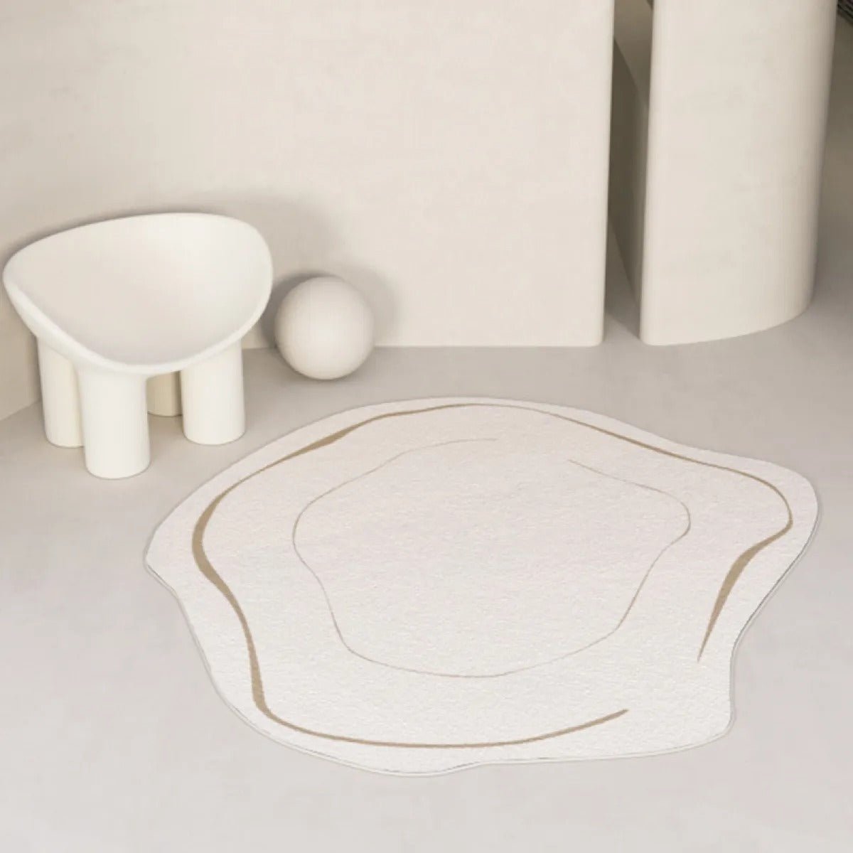 VISTALINE – Elegant Geometric Polyester Carpet for Refined Homes, Decorative Comfort Rug