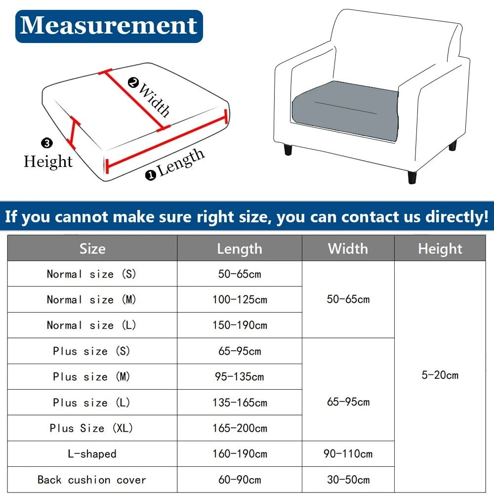 JACQUARDFIT – Elastic jacquard sofa cover for seat cushions & all-around protection 6