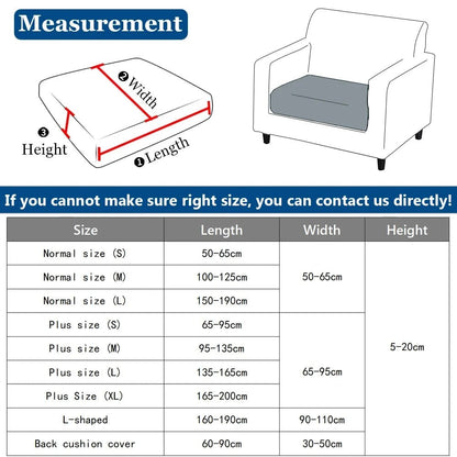 JACQUARDFIT – Elastic jacquard sofa cover for seat cushions & all-around protection 6
