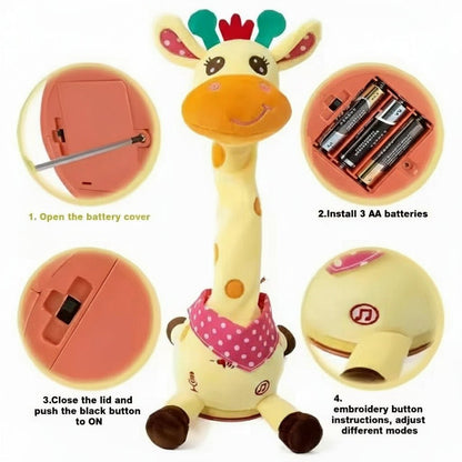 JIRAGROOVY – Talking & Dancing Plush Musical Giraffe for Children 3