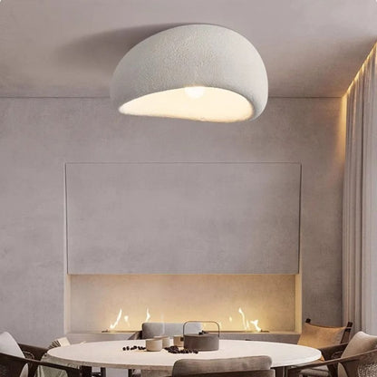Japandi Wabi Sabi - Minimalist Resin Ceiling Light for Serene Spaces 6